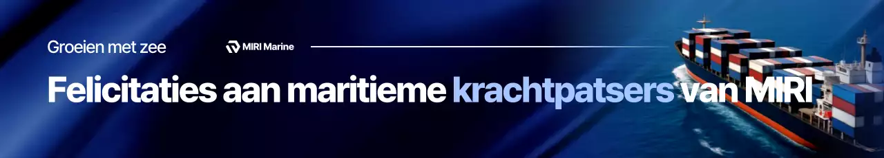 Marineblauwe moderne maritieme industrie promotie