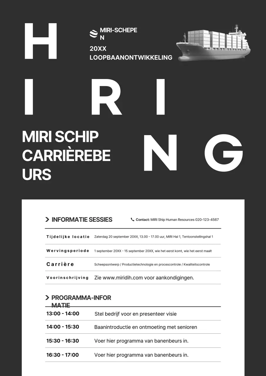 Informatie over de Black Modern Recruitment Briefing Sessie