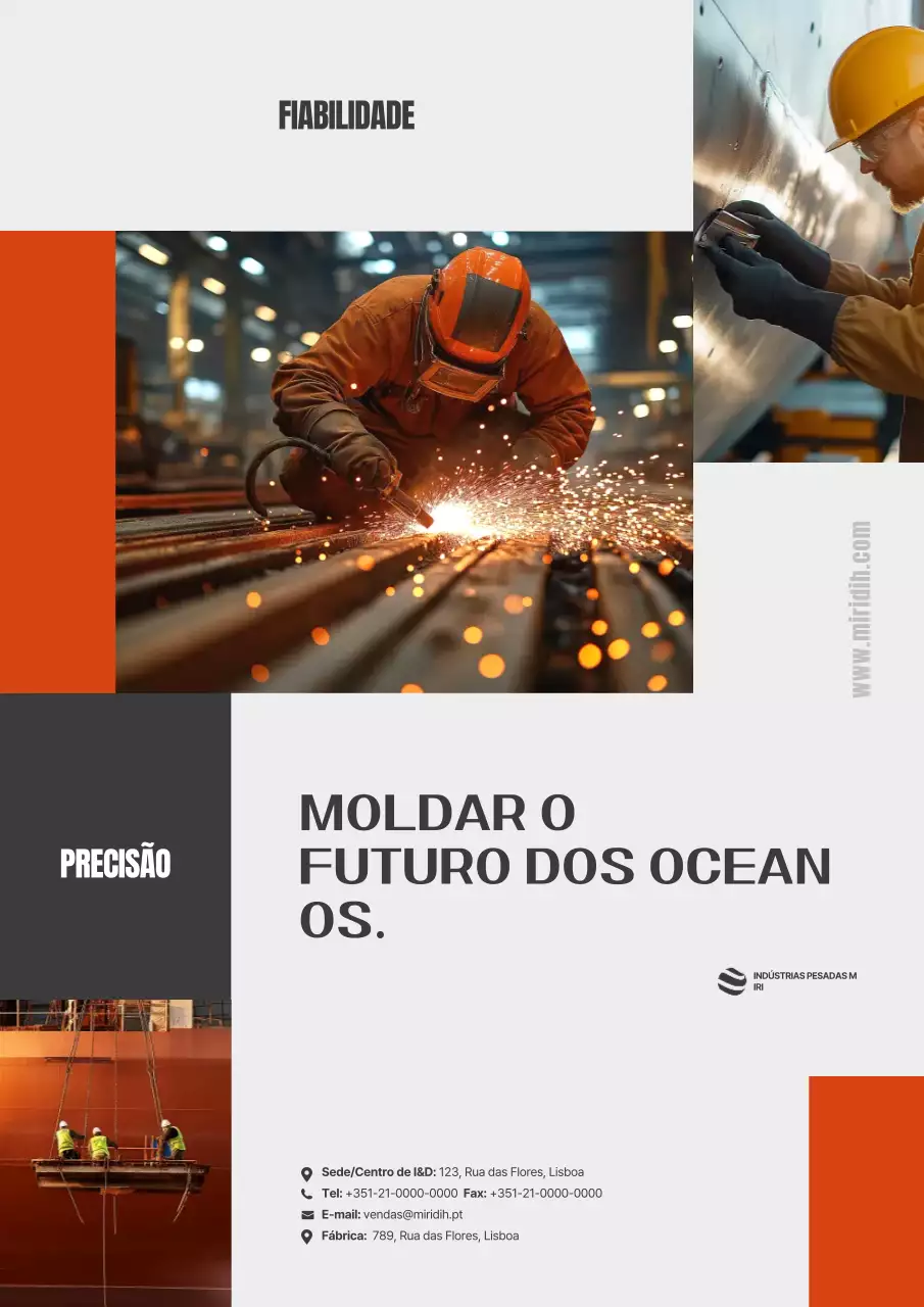 Anúncio da Orange Modern Manufacturing