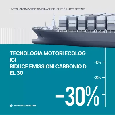 Pubblicità moderna ed ecologica blu cielo