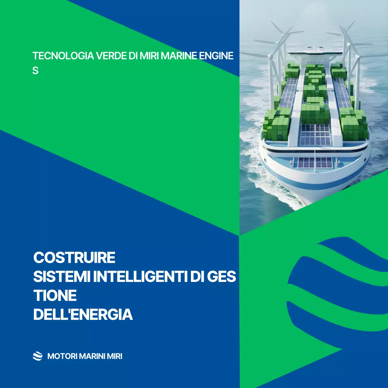 Pubblicità del sistema energetico moderno verde