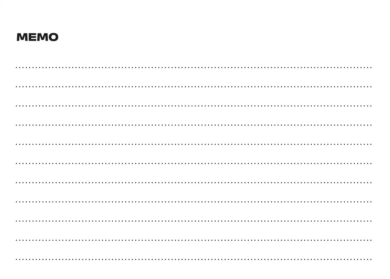 黒と白のモダンな数字カレンダー