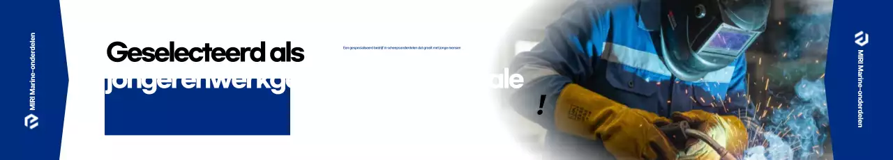 Blauwe Moderne Wervingspromotie