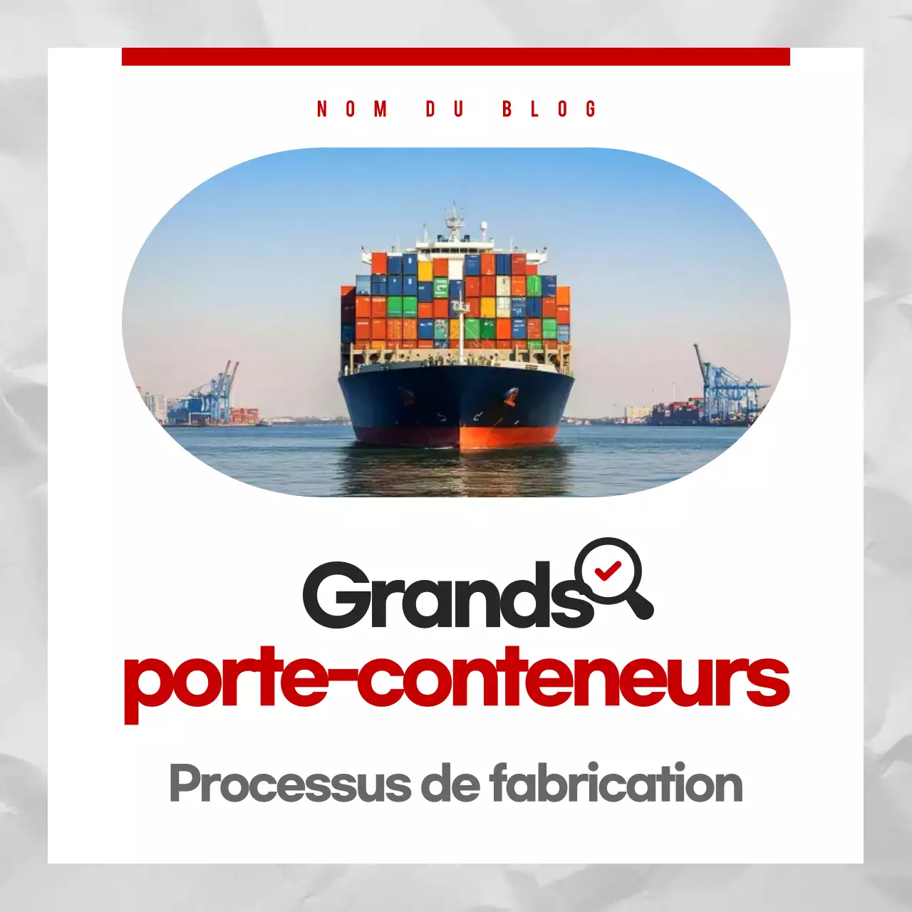 Informations sur l'industrie maritime moderne blanche