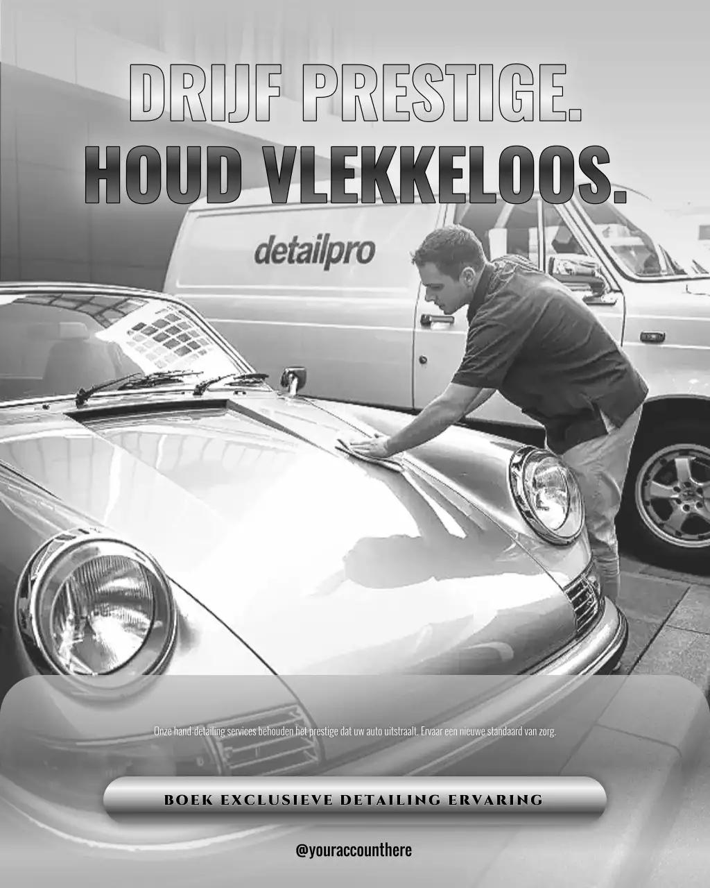 Grijze elegante autoreclamepaal