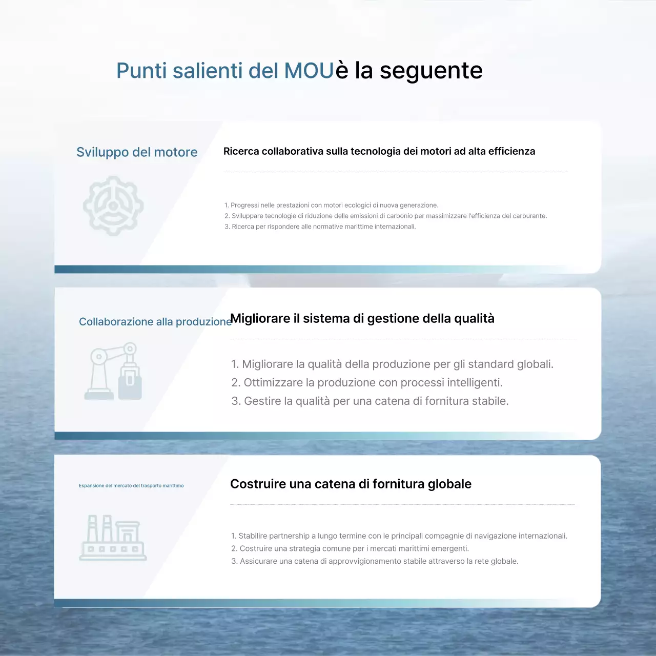 Contratto commerciale bianco e ordinato