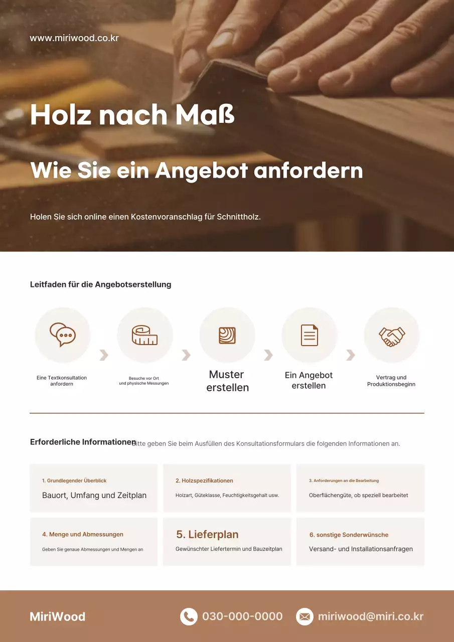 Brown Simple Custom Production Guide