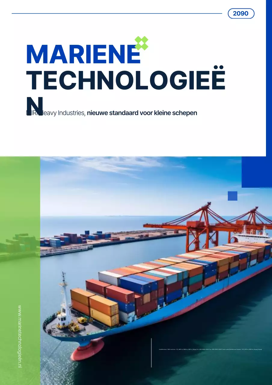 Promotie van Blue's moderne verzendtechnologie