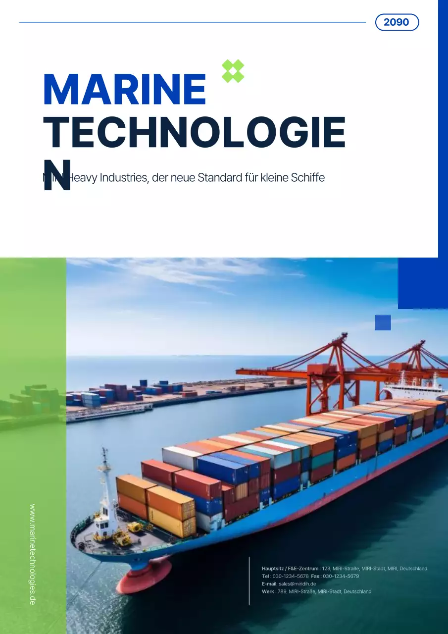 Förderung der modernen Versandtechnologie von Blue