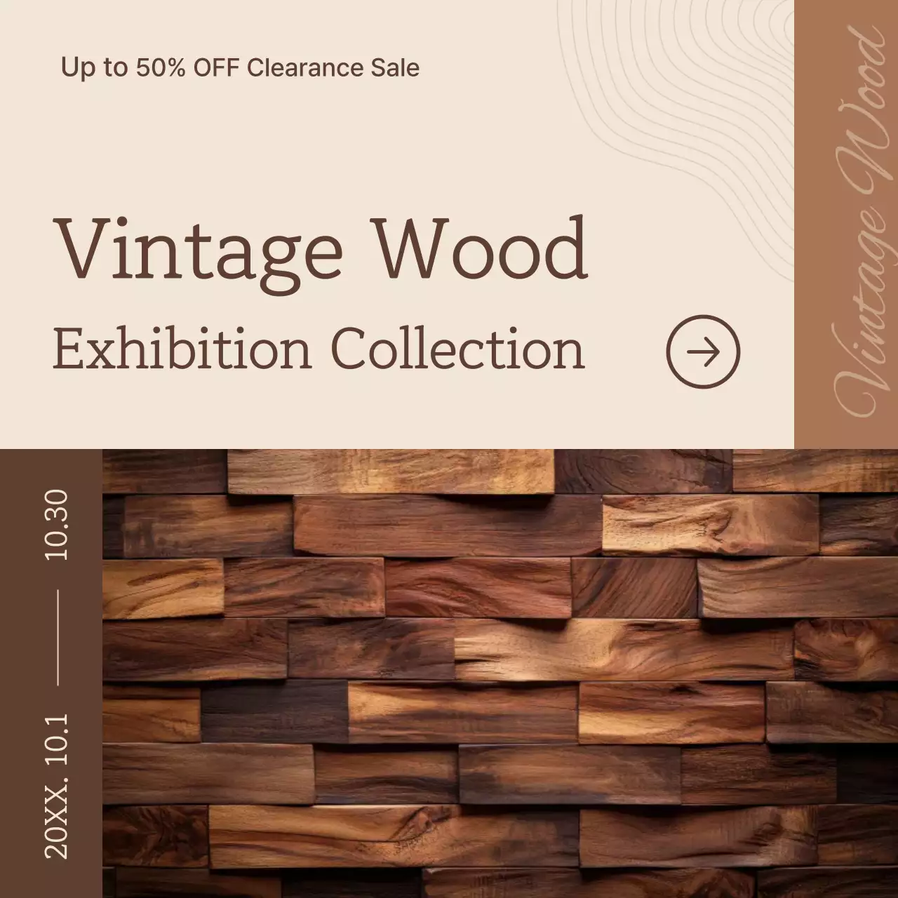 Triển lãm đồ nội thất cổ điển màu be