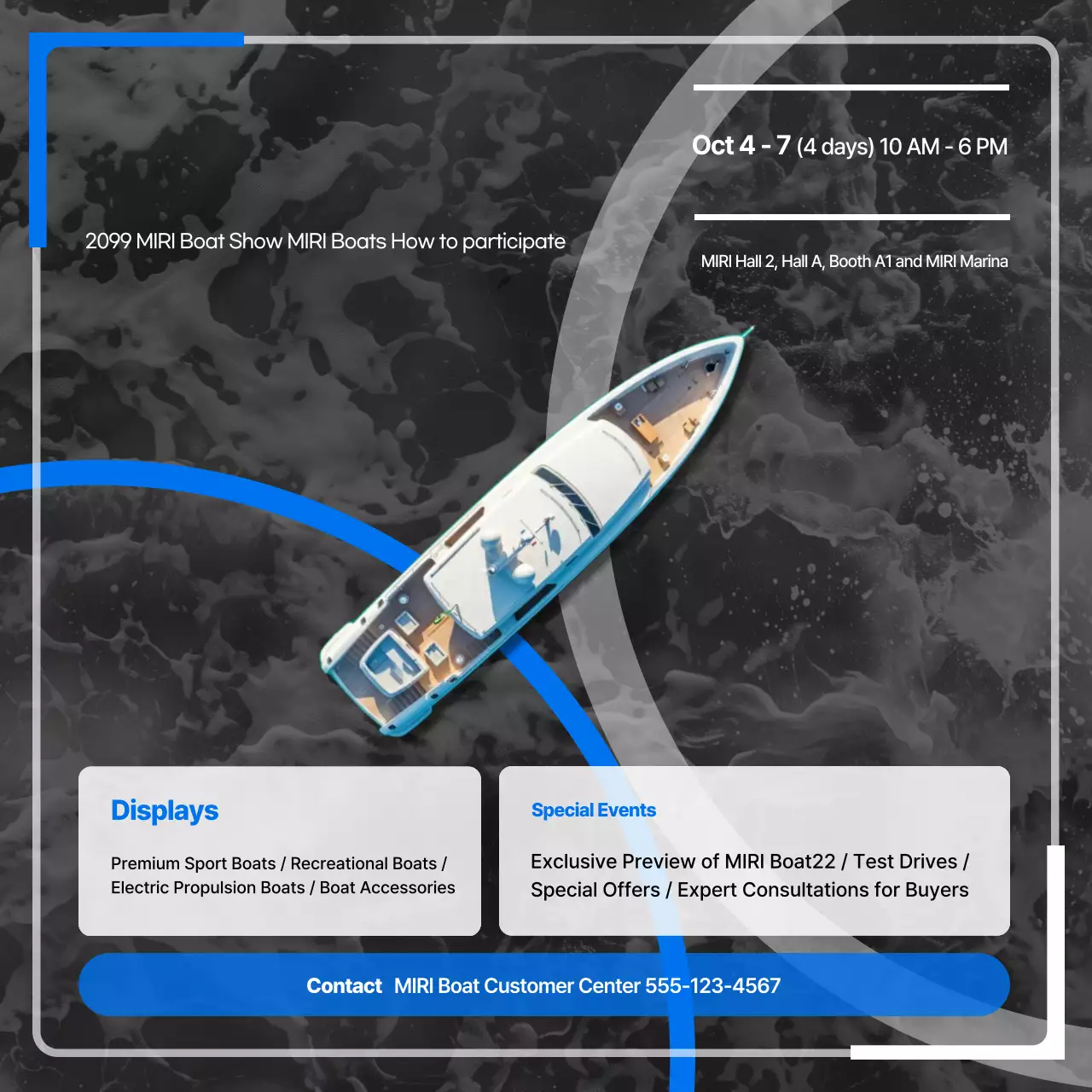 Guia de Exposições Blue Modern