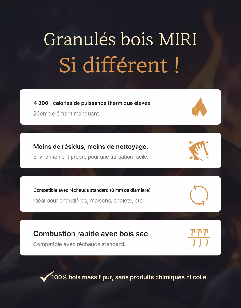 Promotion des produits de chauffage traditionnels beiges