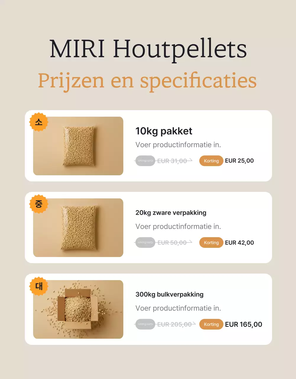 Promotie van beige traditionele verwarmingsproducten