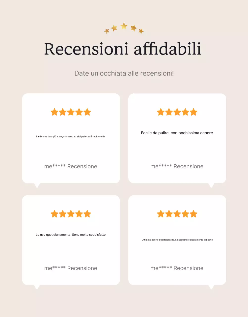 Promozione dei prodotti per il riscaldamento tradizionali Beige