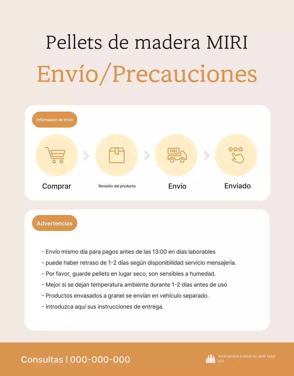 Promoción de productos de calefacción tradicional beige