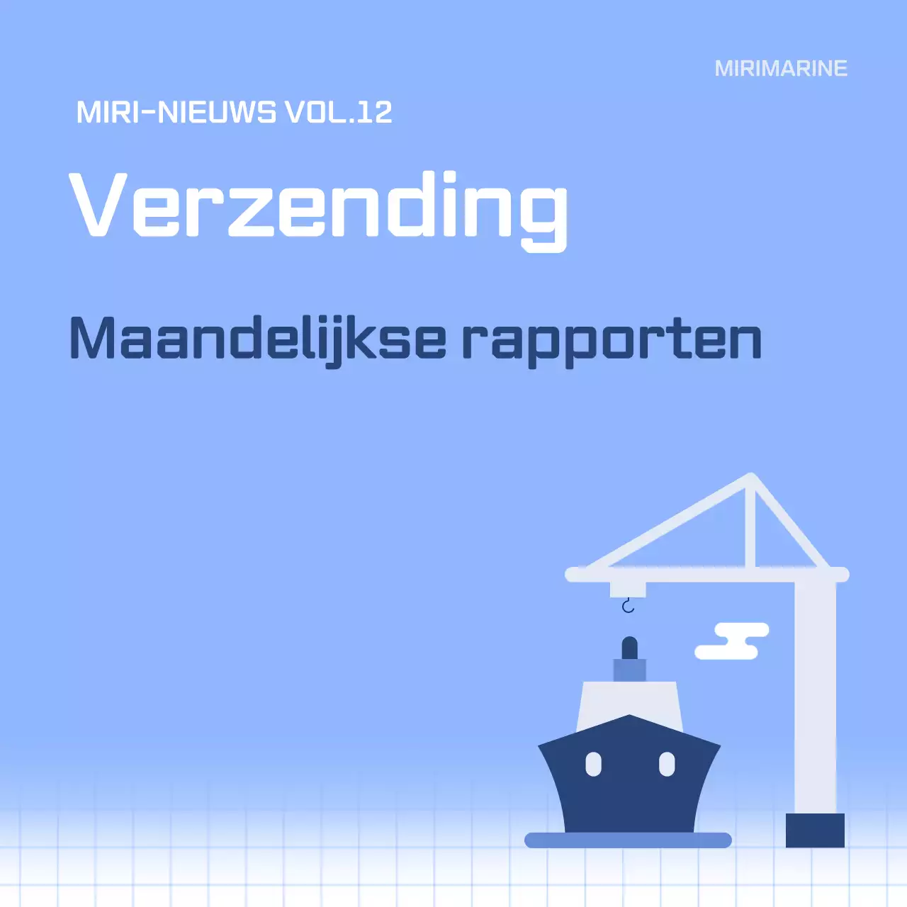 Hemelsblauw Eenvoudig rapport Informatielevering