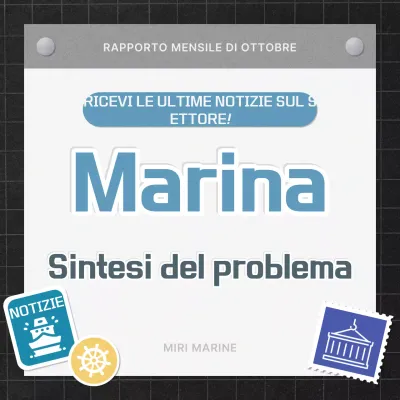 Rapporto semplice sul settore marittimo Sky Blue