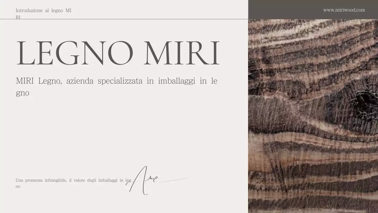 Profilo aziendale di Beige Classic Wood Packaging