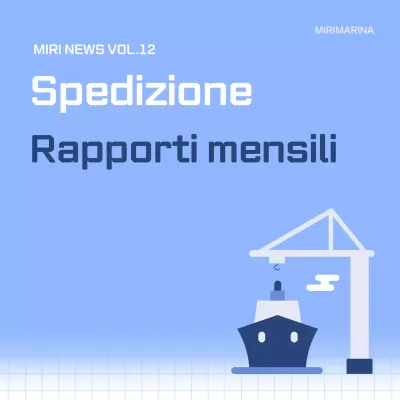 Consegna delle informazioni del report semplice blu cielo