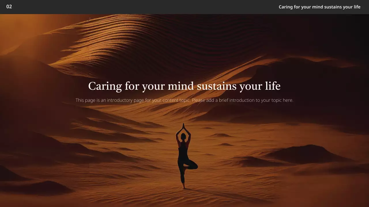 Beige Minimalist Mindfulness Guide Presentation