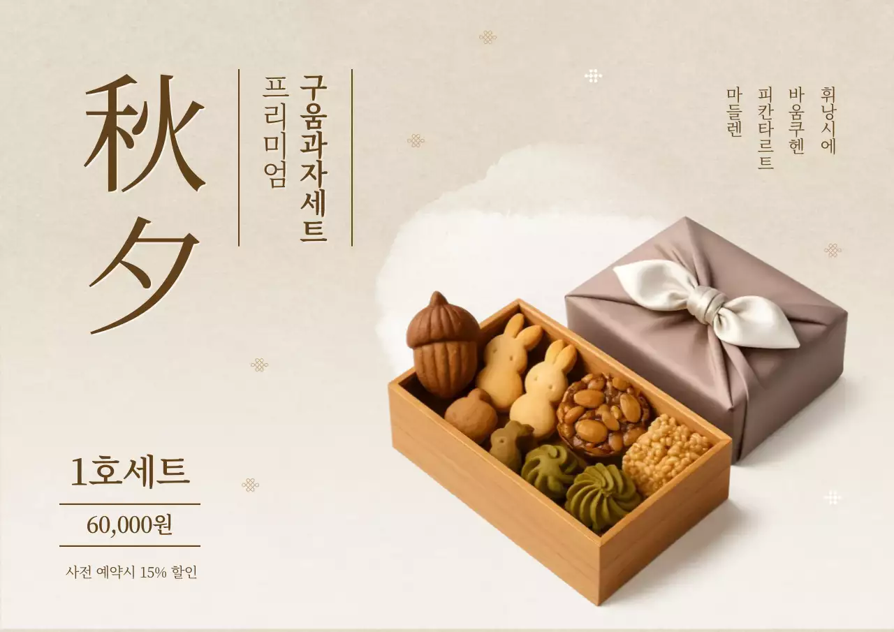 베이지 전통 추석 선물