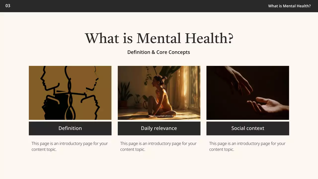 Beige Minimalist Mindfulness Guide Presentation