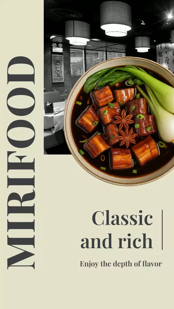 Beige Classic Cuisine Advertisement Instagram Story