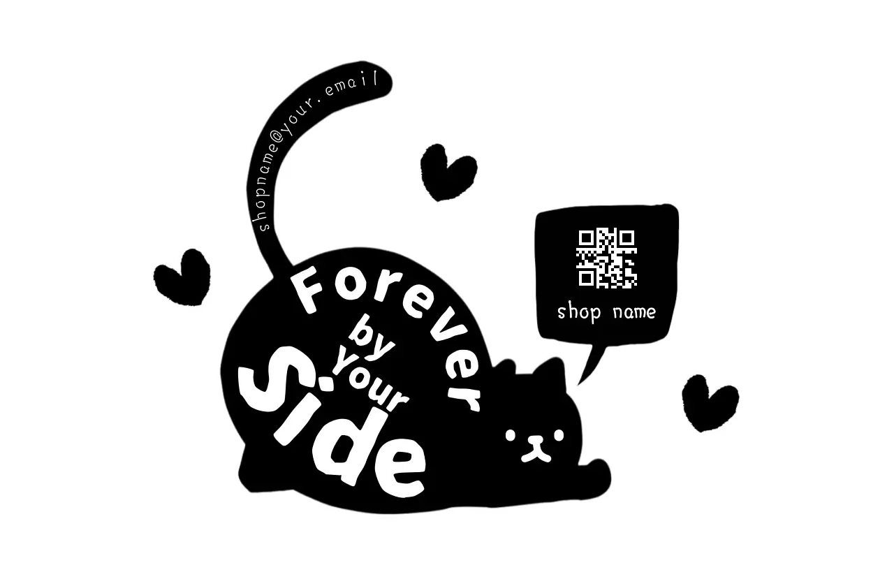 黒 かわいい 猫 ラベル イラスト