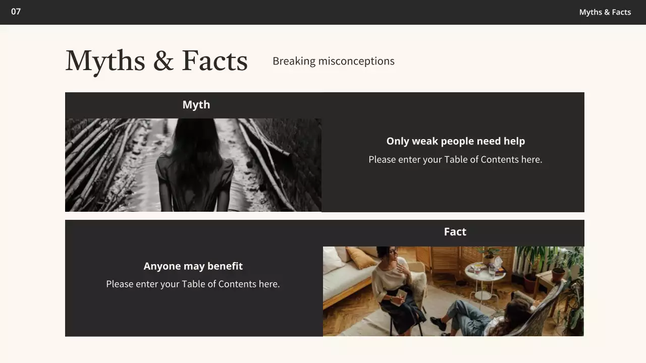 Beige Minimalist Mindfulness Guide Presentation