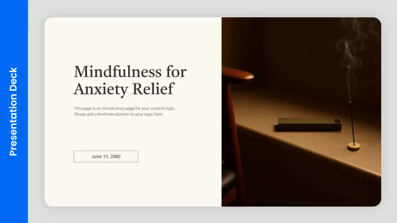 Beige Minimalist Mindfulness Guide Presentation