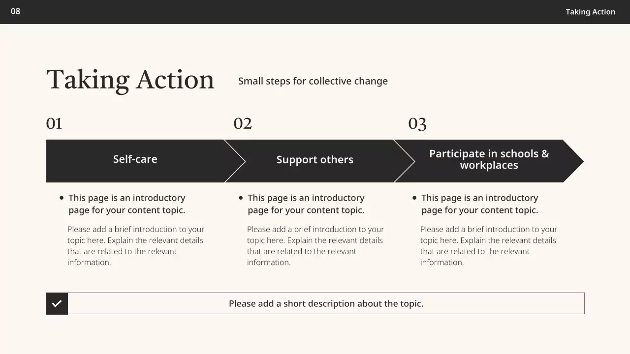 Beige Minimal Self-Care Guide