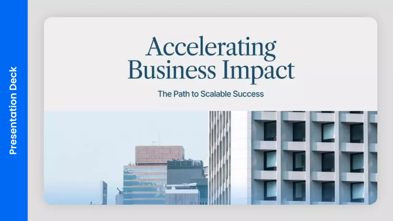 Blue Modern Business Presentation