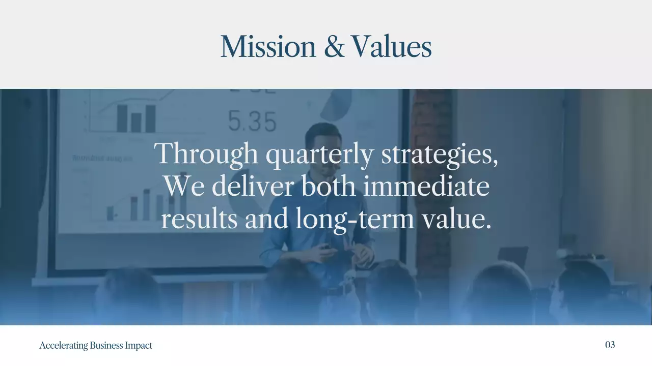 Blue Modern Business Presentation