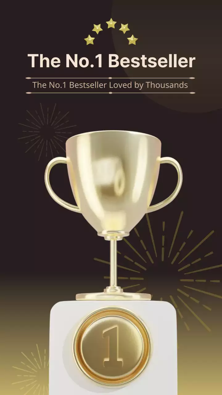 promoção de best-seller moderno em ouro