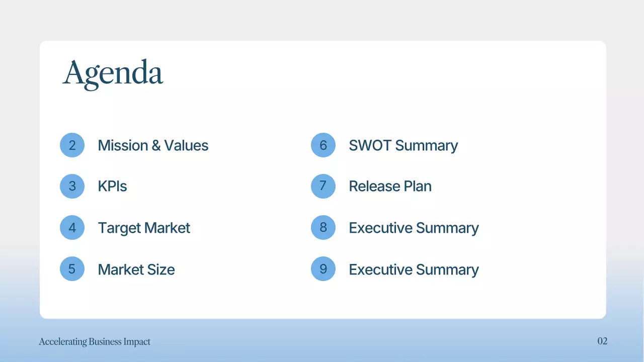 Blue Modern Business Presentation