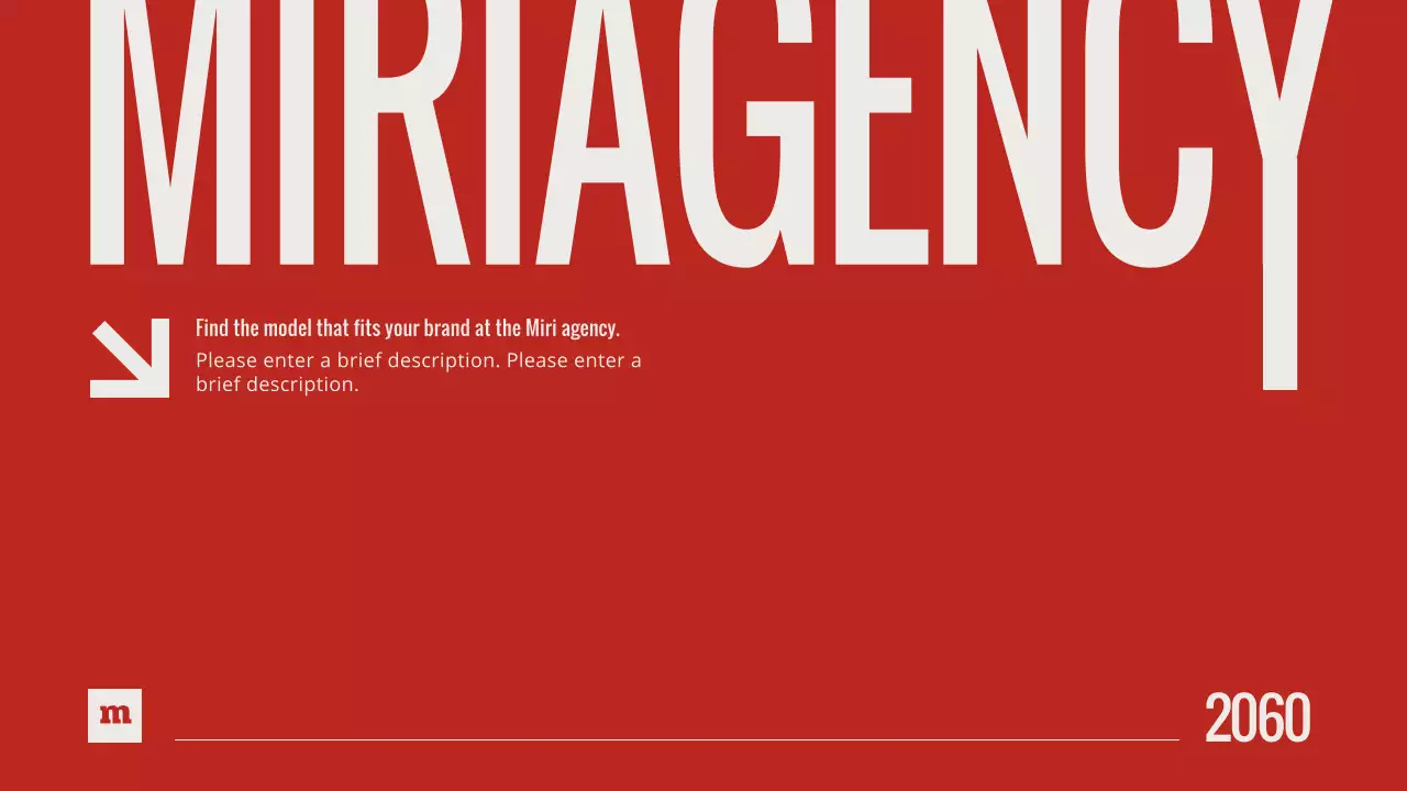 빨강 모던 광고 포트폴리오