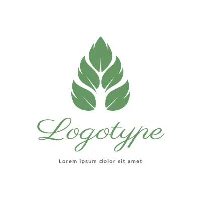 Green Minimal Design Logo