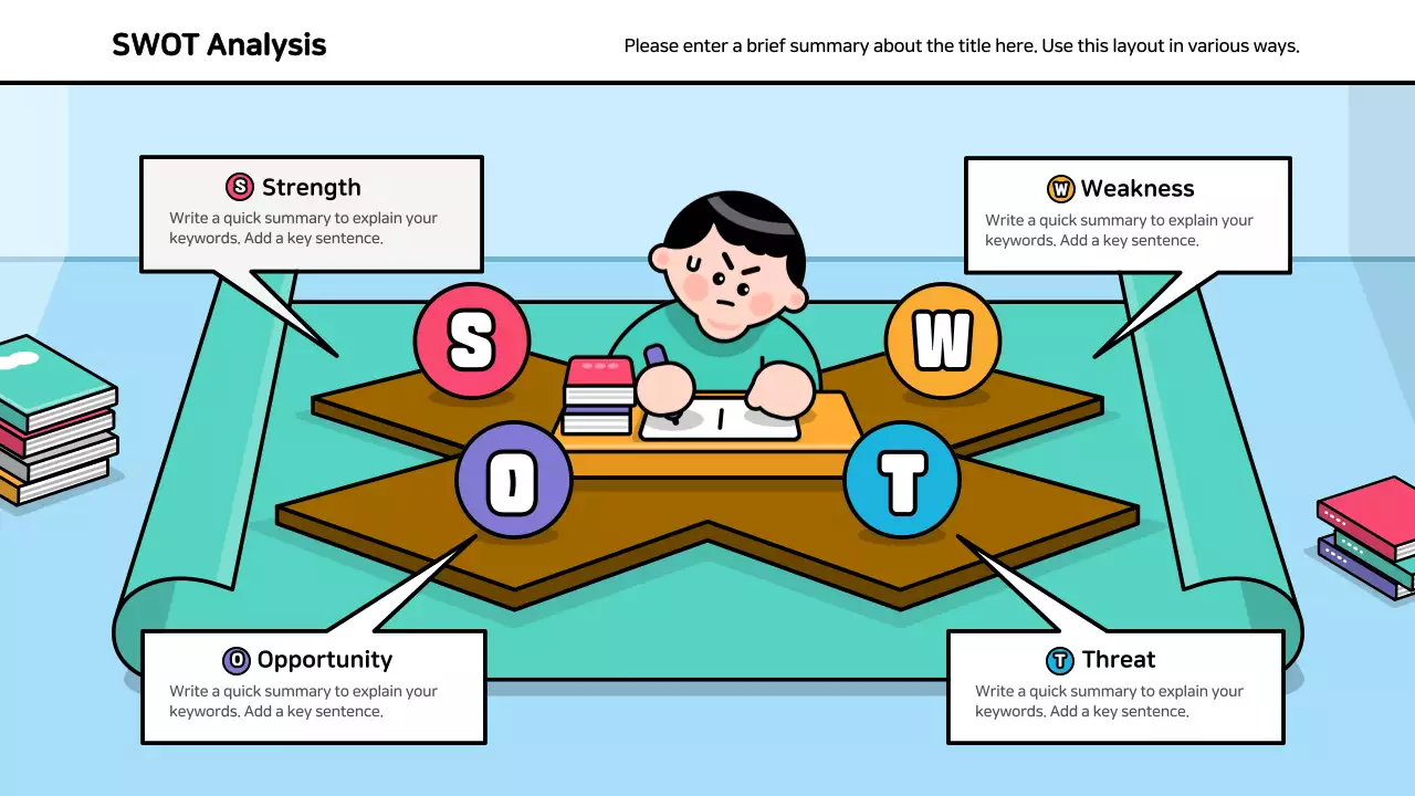 Blue Simple Business Guide Infographic