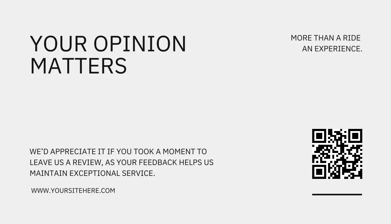 Black Minimalist Business Card