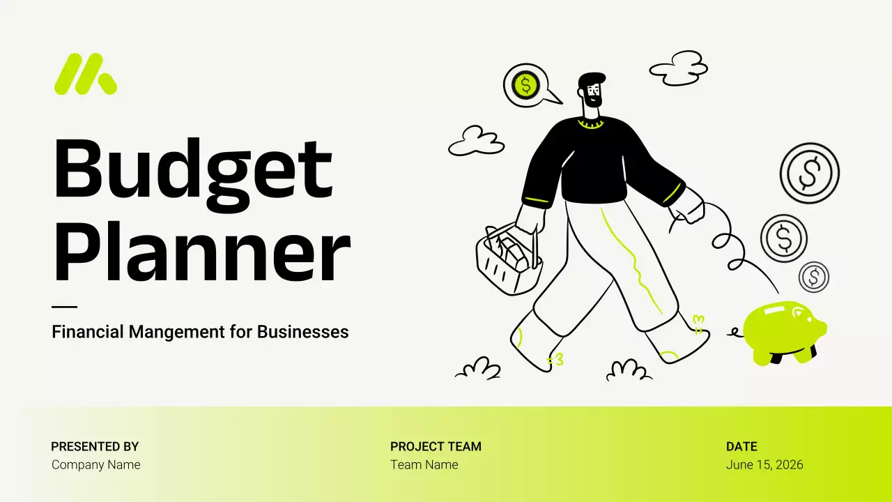 연두 모던 재무 관리 보고서