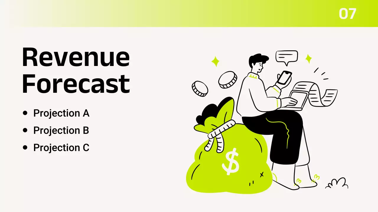 연두 모던 재무 관리 보고서