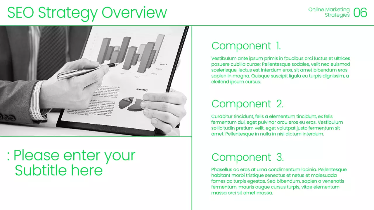 초록 모던 마케팅 강연
