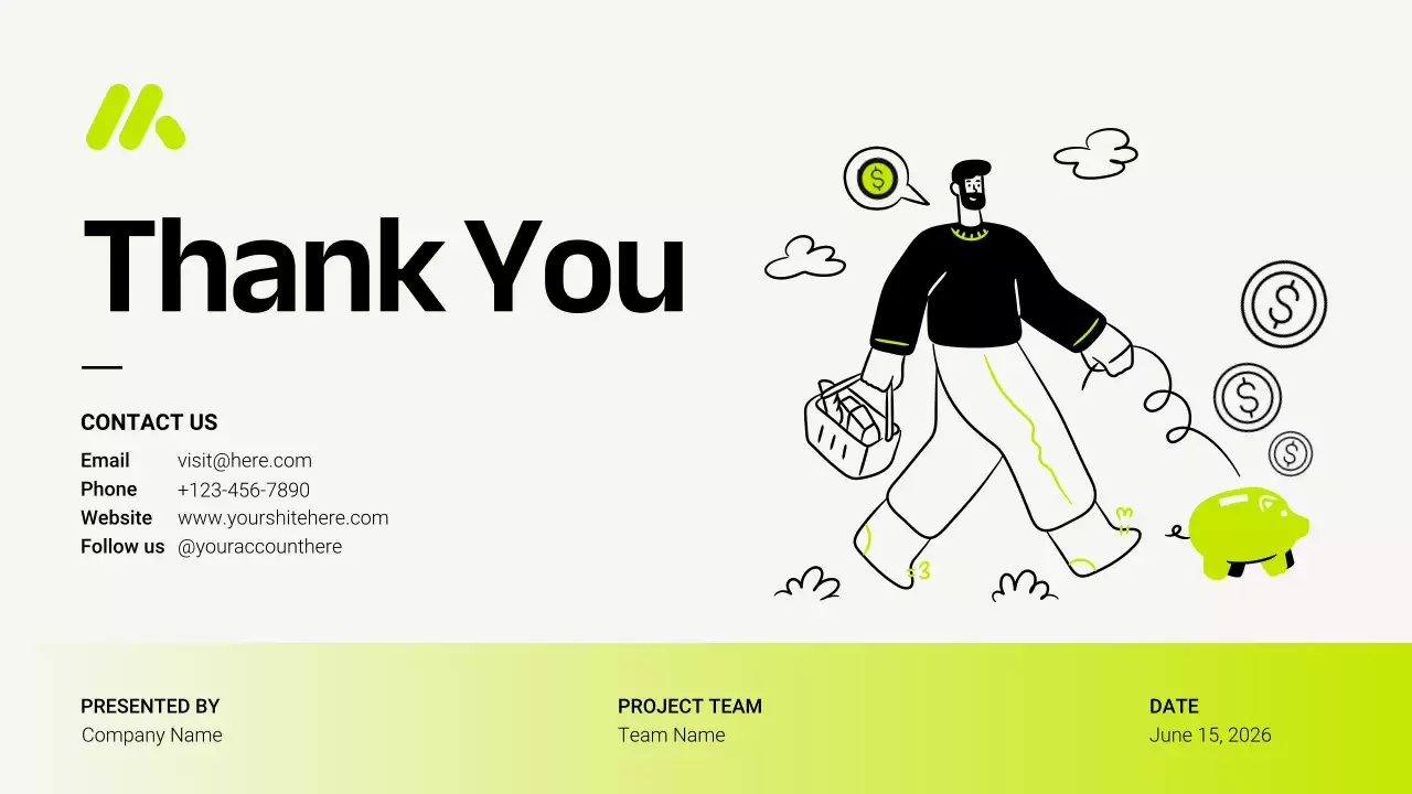 연두 모던 재무 관리 보고서