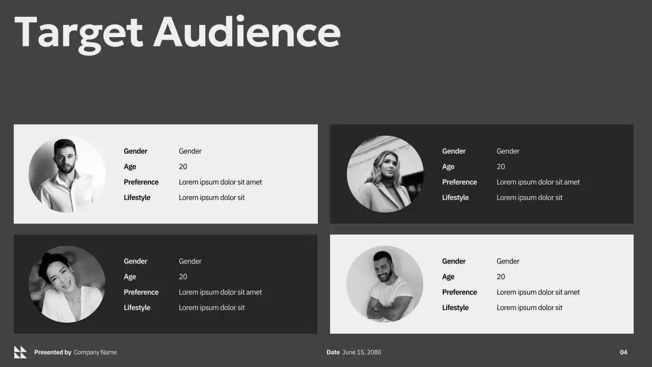 회색 모던 콘텐츠 마케팅 설명서