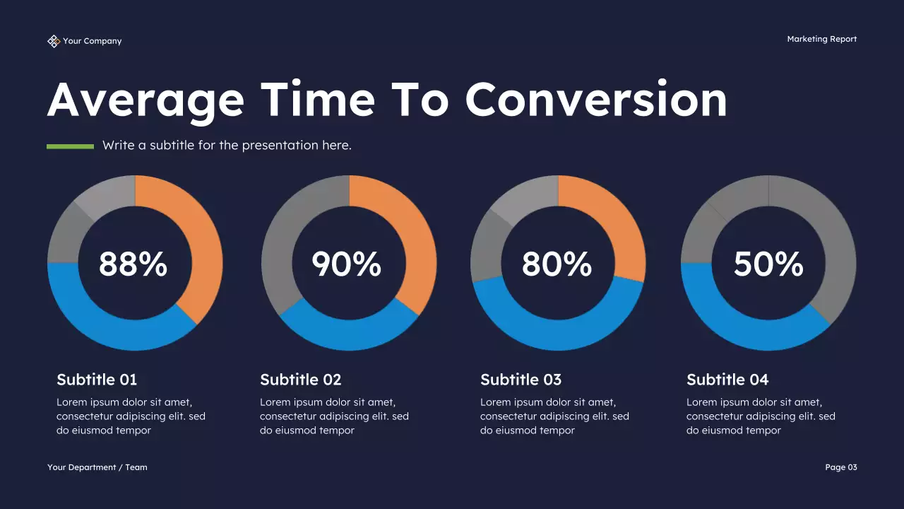 파랑 모던 마케팅 보고서