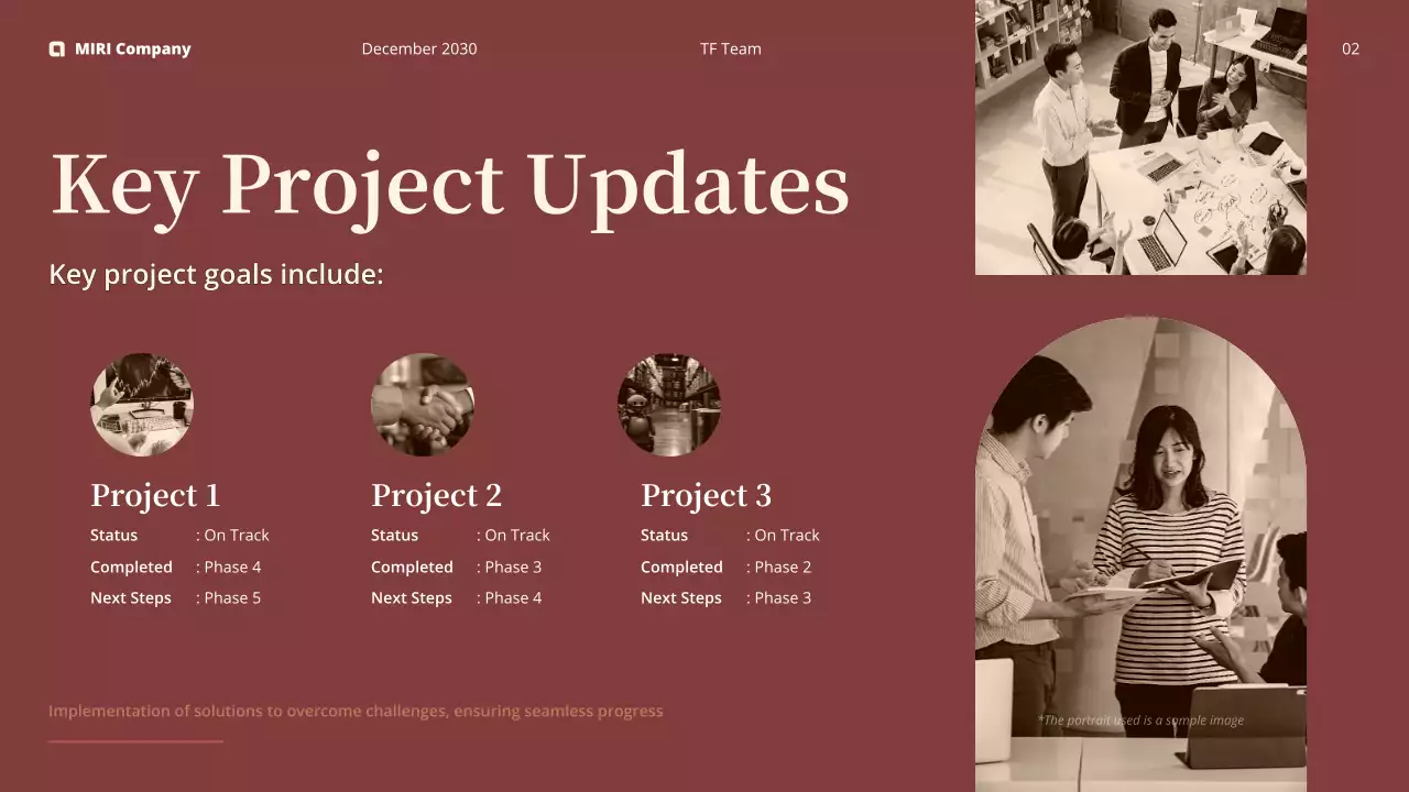갈색 모던 보고서 분석