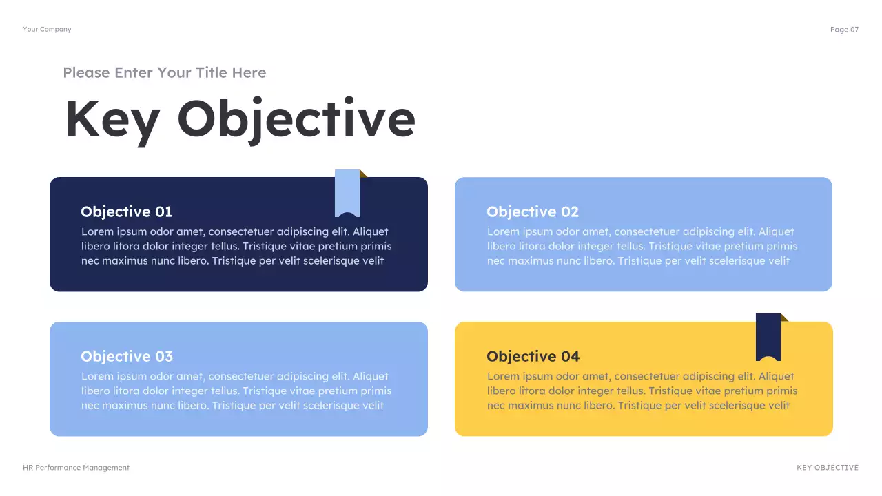 파랑 모던 HR 보고서