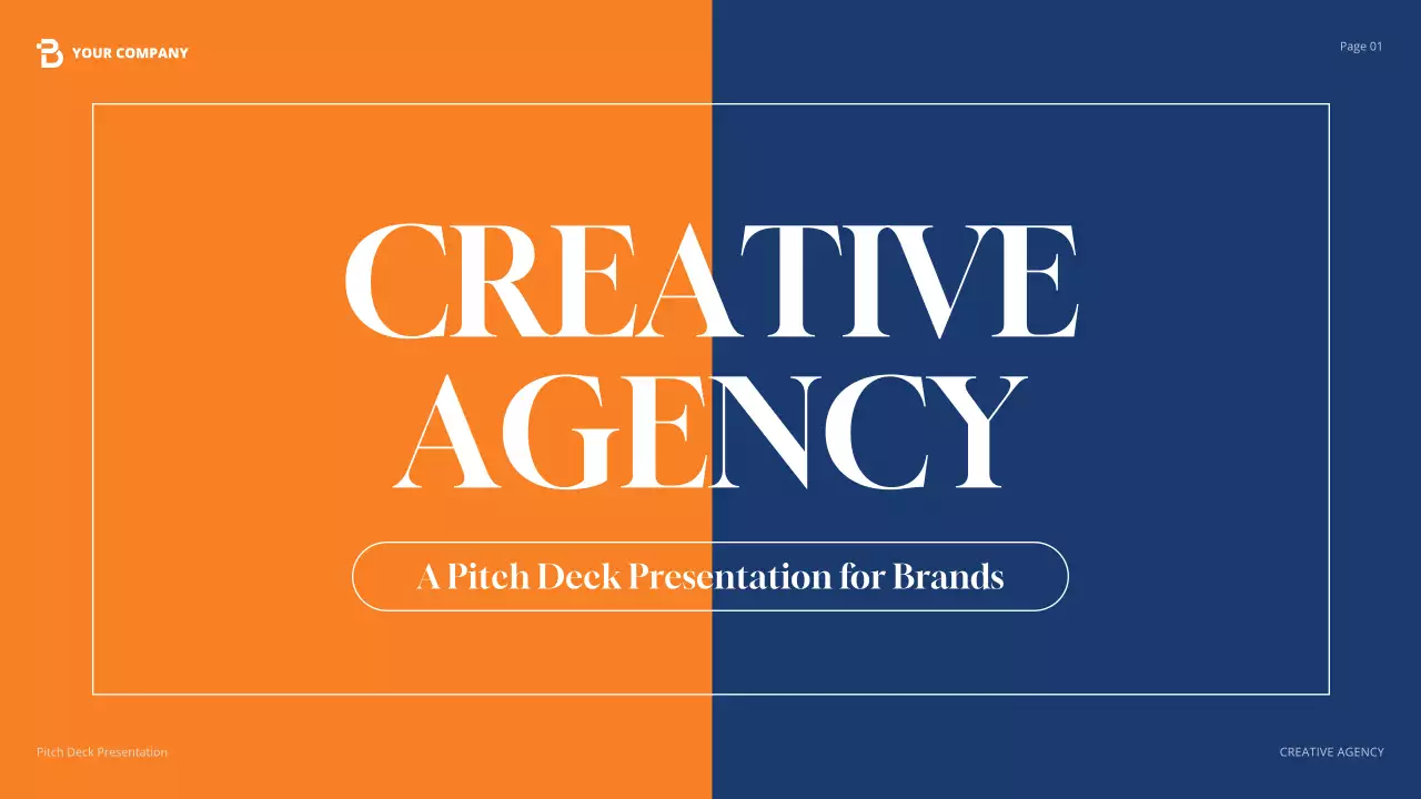 주황 모던 브랜드 기획서