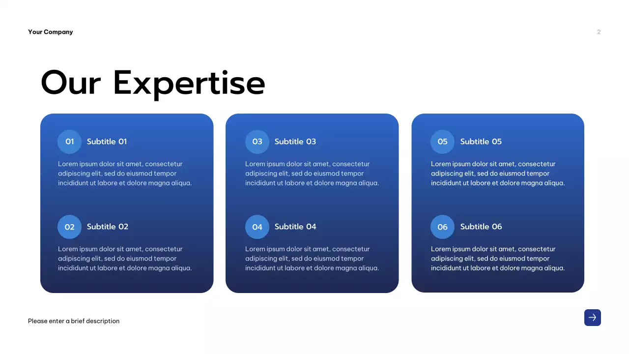 파랑 모던 비즈니스 설명