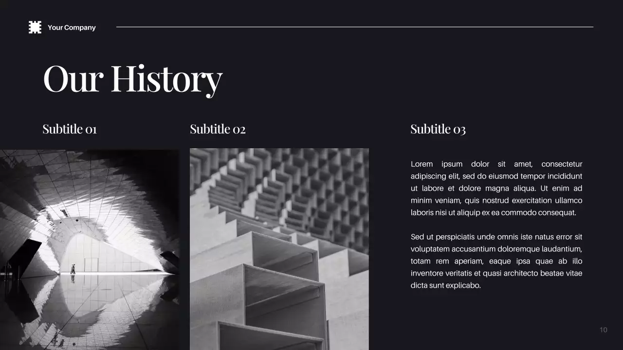 검정 모던 IT 솔루션 홍보